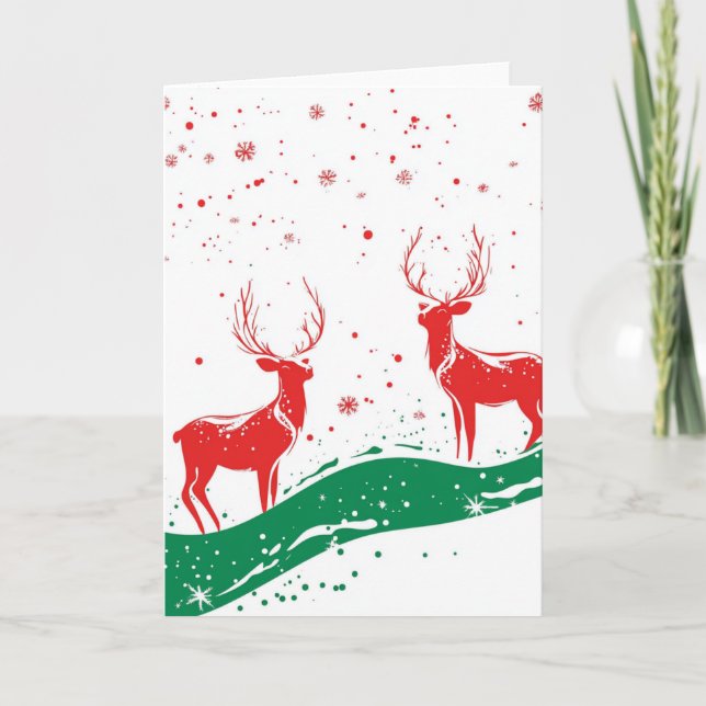 FERIENREINDEER #1 DANKESKARTE (Vorderseite)