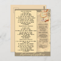 FERIENREZEPTE EGGNOG | Postkarte