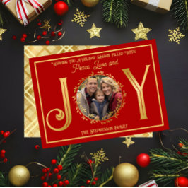 Feriensaison WIding You Peace Liebe and Joy Feiertagskarte