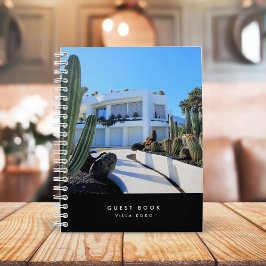 Ferienvermietung Modernes, stilvolles Black Guest  Notizbuch