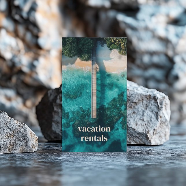 Ferienvermietung Tropic Travel Agency Visitenkarte (Perfect for business)