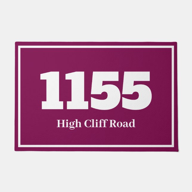 Ferienwohnung oder Arbeitsplatz im Haus Fußmatte (Vorderseite)