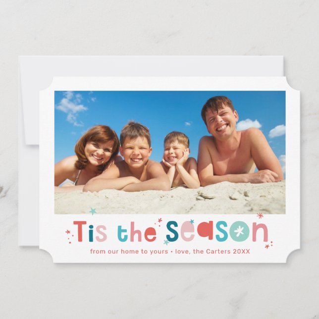 FERIENWOHNUNGEN FOTO gerahmt Feiertagskarte (Vorderseite)