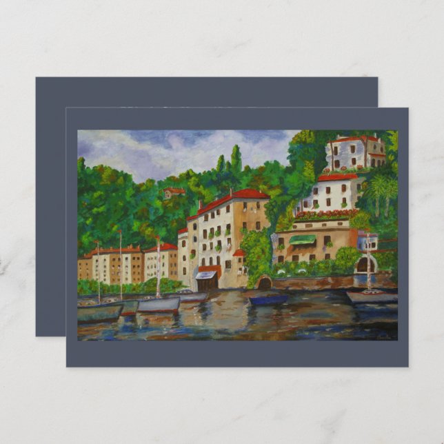 Ferienwohnungen in Italien - Sammeldrucke von Mini Postkarte (Vorne/Hinten)