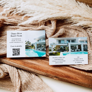 Ferienwohnungs-Strand-Promotion-Postkarte Einladung