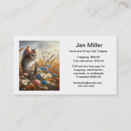 Ferische Cat Colony TNR Business Card Visitenkarte