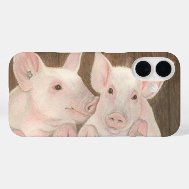 Ferkel Case-Mate iPhone Hülle (Rückseite (Horizontal))