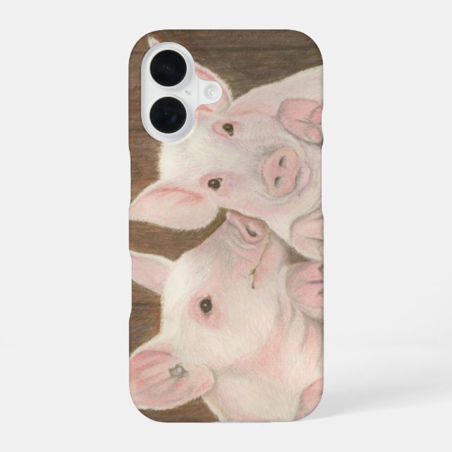 Ferkel iPhone 16 Hülle (Rückseite)