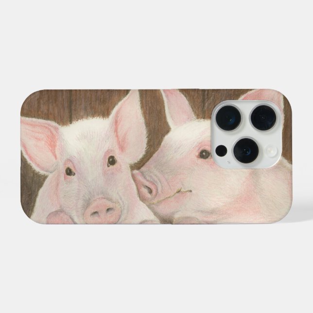 Ferkel iPhone Hülle (Rückseite (Horizontal))