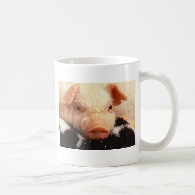 Ferkel-Schwein-Gesichts-Schnauze Tasse (Rechts)