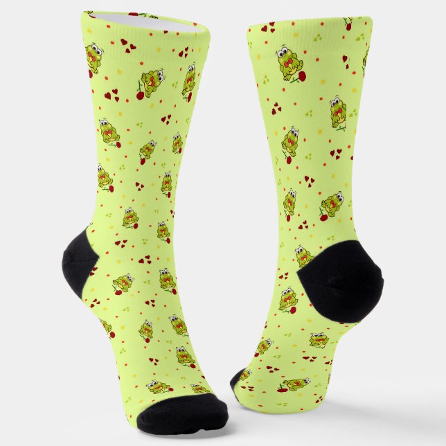 Ferkel und Rose Socken (Gewinkelt)