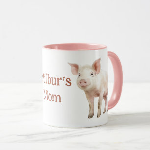 Ferkel-Wasserfarbe Tasse