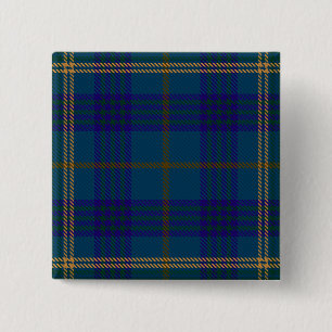 Fermanagh Landkreis Irish Tartan Button