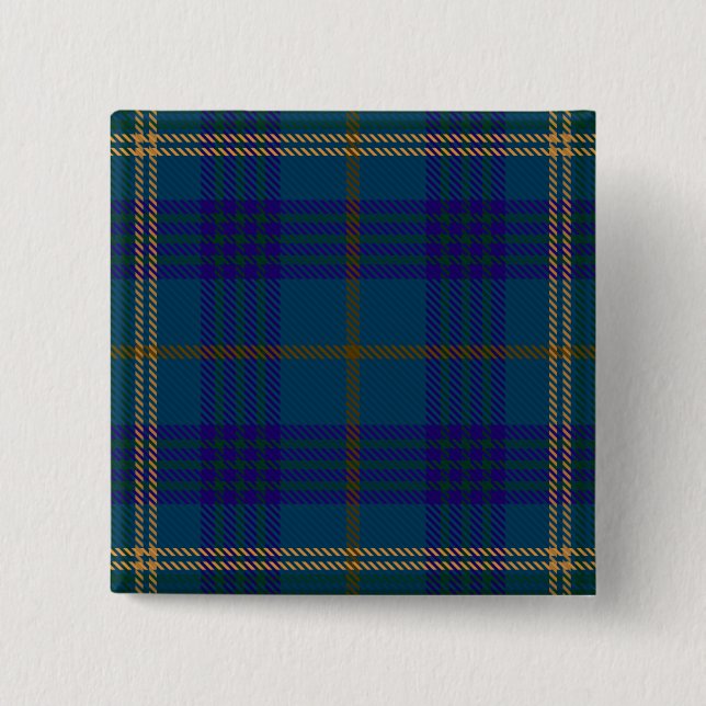 Fermanagh Landkreis Irish Tartan Button (Vorderseite)