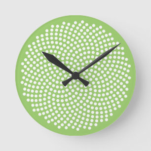 Fermats Spirale Runde Wanduhr