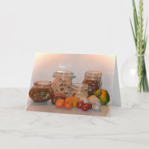 Fermentation Veggie Note Card Karte