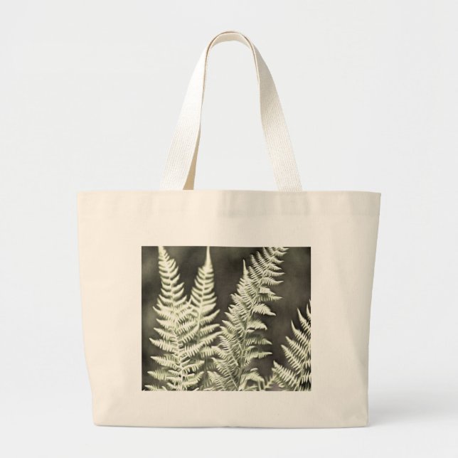 Fern Artistic Abstrakt Jumbo Stoffbeutel (Vorne)