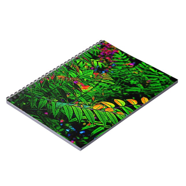 Fern-Blätter-Notebook Notizblock (Linke Seite)