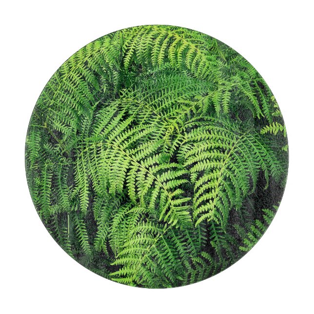 Fern-Blätter Schneidebrett (Vorderseite)