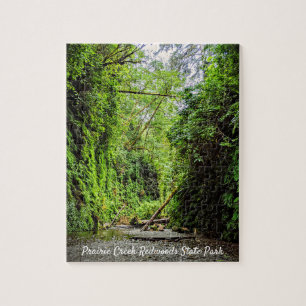 Fern Canyon Green Walls in Redwoods Nationalpark Puzzle