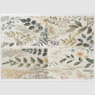 Fern Collage Tissue von Elsie Lane Seidenpapier