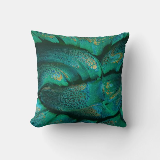 Fern Fantasy Throw Pillow Kissen (Vorderseite)
