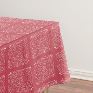 Fern Feather and Garland Swirl Cotton Tablecloth Tischdecke