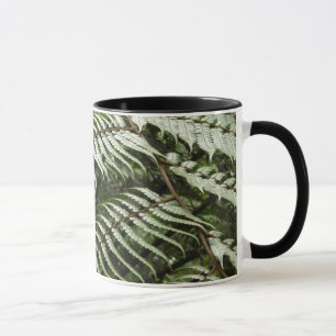 Fern Fronds II Dunkle grüne Natur Tasse
