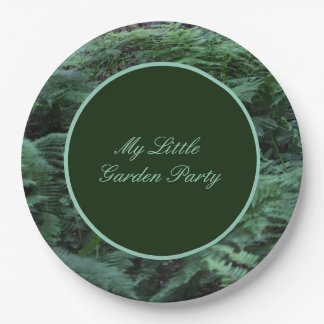 Fern Green Gartenparty-Teller aus Papier Pappteller