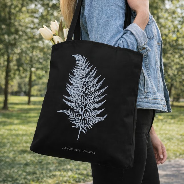 Fern - Gymnogramma Ochracea - Röntgenwirkung - 02 (Ochre Fern Frond, Gymnogramma Ochracea. Tote Bag)