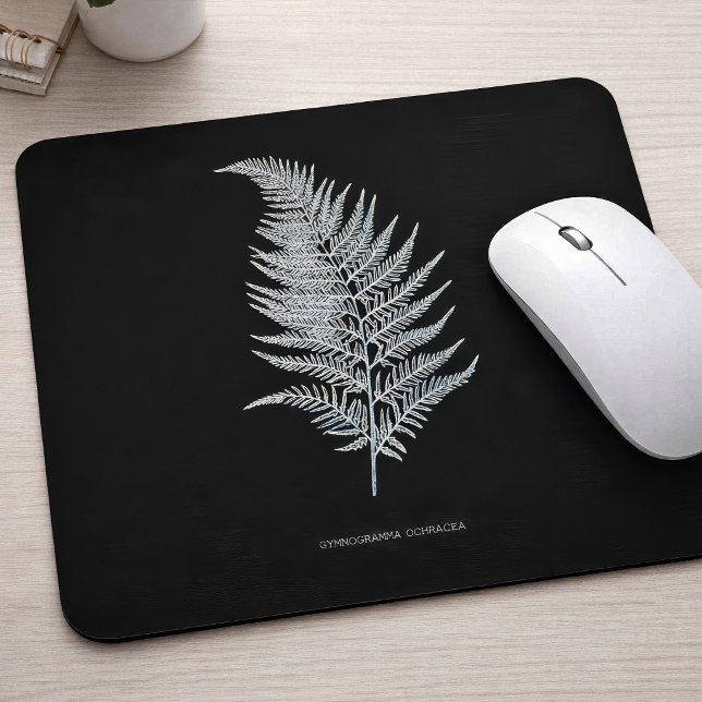 Fern - Gymnogramma Ochracea - Röntgenwirkung - 02 Mousepad (Ochre Fern Frond, Gymnogramma Ochracea. Mouse Pad)