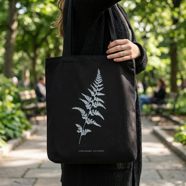 Fern - Gymnogramma Sulphurea - Röntgenwirkung - 03 (Jamaican Goldback Fern, Gymnogramma Sulphurea. Tote Bag)