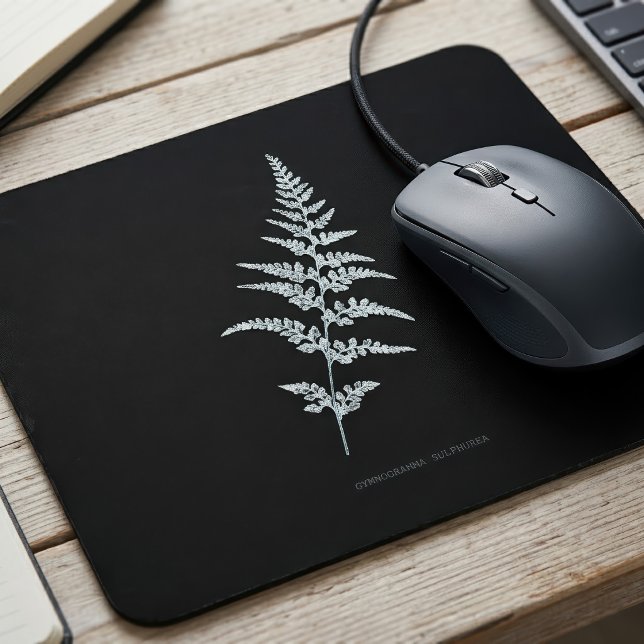 Fern - Gymnogramma Sulphurea - Röntgenwirkung - 03 Mousepad (Jamaican Goldback Fern, Gymnogramma Sulphurea. Mouse Pad)