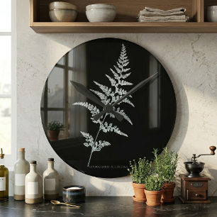 Fern - Gymnogramma Sulphurea - Röntgenwirkung - 03 Runde Wanduhr