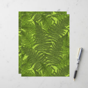 Fern in grün