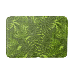 Fern in grün badematte