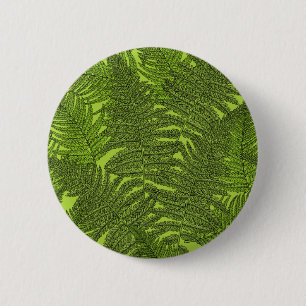 Fern in grün button