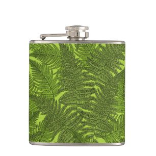 Fern in grün flachmann