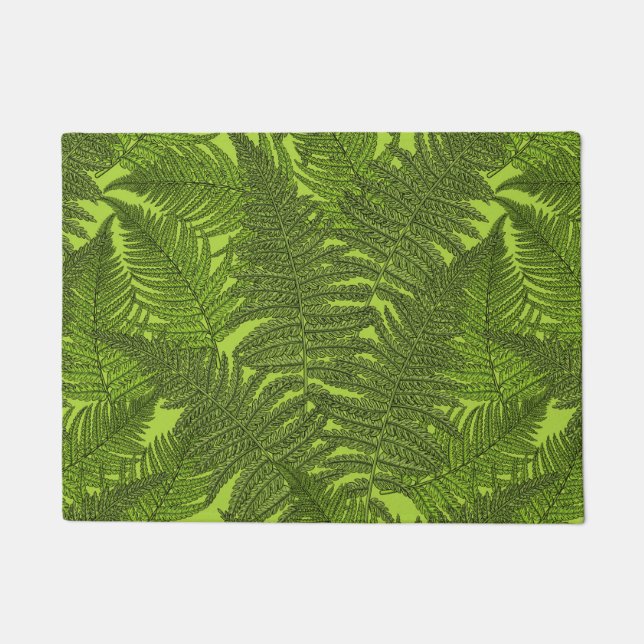 Fern in grün fußmatte (Vorderseite)