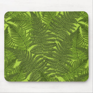 Fern in grün mousepad