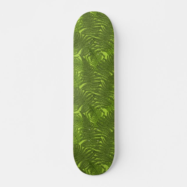 Fern in grün skateboard (Vorne)