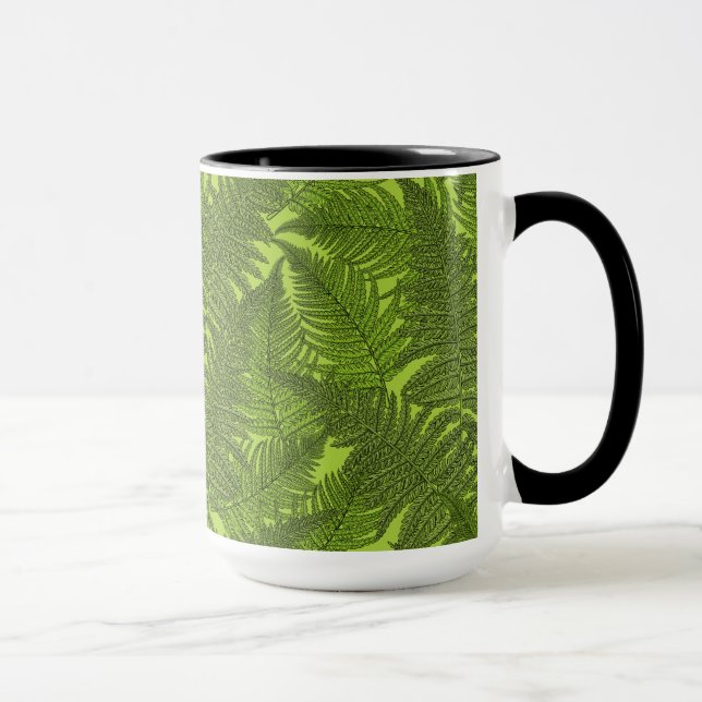 Fern in grün tasse (Rechts)