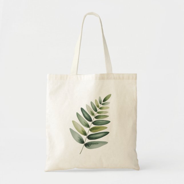 Fern leaf illustration tragetasche (Vorne)