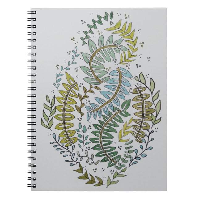 Fern Leaf Journal Notizblock (Vorderseite)