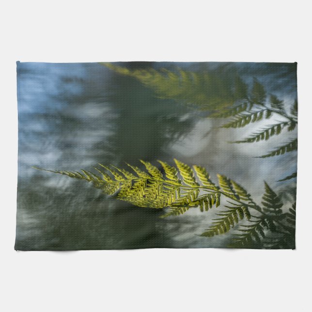 Fern Nature Foto Geschirrtuch (Horizontal)