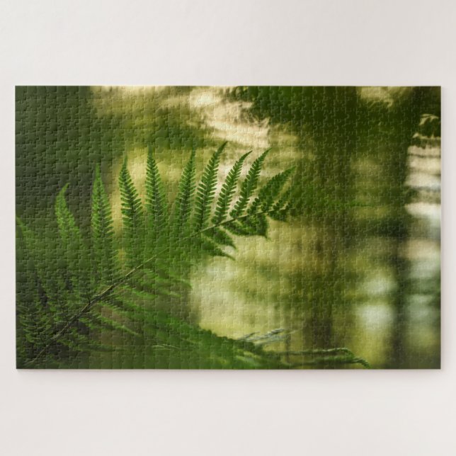 Fern Nature Foto Puzzle (Horizontal)