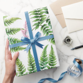 Fern-Papier für die Farbe der Wasserfarbe Geschenkpapier