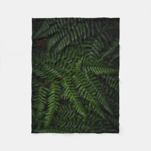 Fern Pflanze Fleecedecke (Vorderseite)