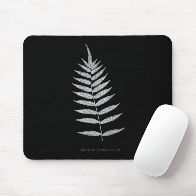 Fern - Polypodyum Fraxinifolium - Röntgeneffekt -0 Mousepad (Mit Mouse)