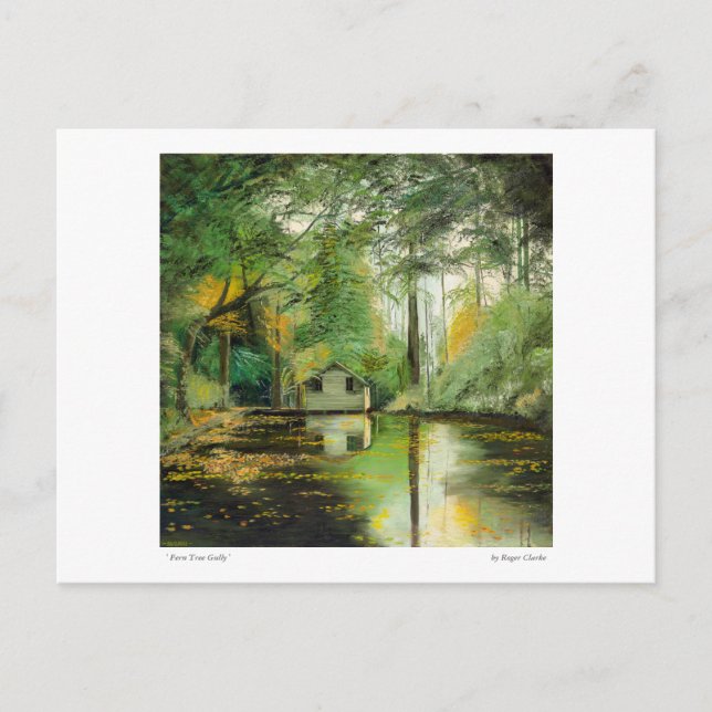 Fern Tree Gully Postkarte (Vorderseite)